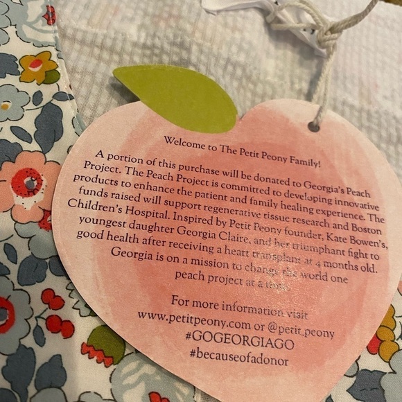 Petite Peony Dress NWT White Seersucker Shift Sleeveless Floral Trim Size 10 - Picture 14 of 16